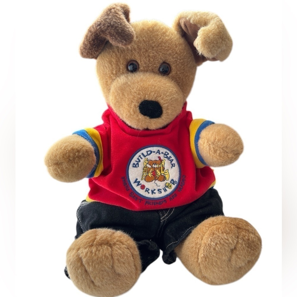 Build A Bear Workshop Retired Puppy Dog Baby Bearemy 12" Plush Stuffed Animal
